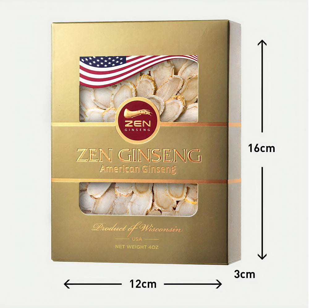 Zen Ginseng tea cup idea with slices for infusion