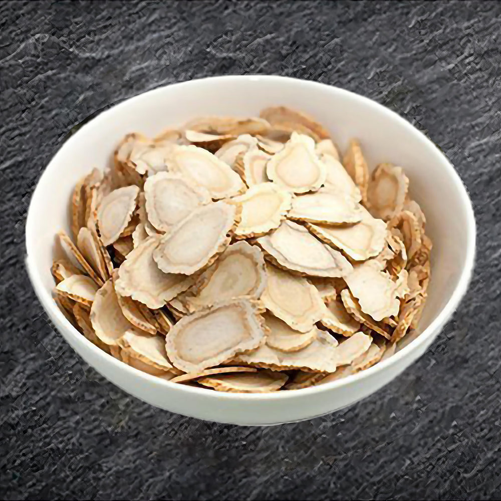 Zen Ginseng Wisconsin slices back view highlighting packaging