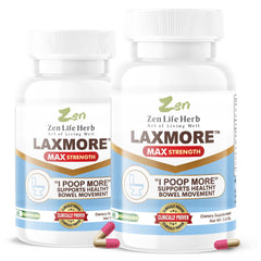 ZEN LIFE HERB LAXMORE bottle with 120 capsules