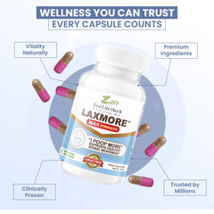 All-natural, additive-free herbal blend of LAXMORE