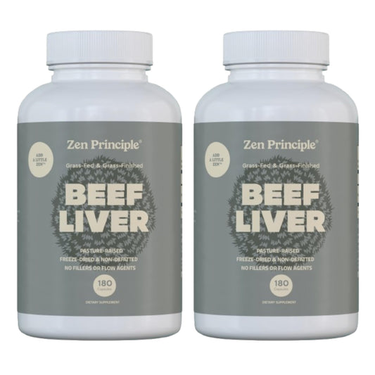 Zen Principle Beef Liver Supplement - Grass-Fed, Pasture-Raised Cows