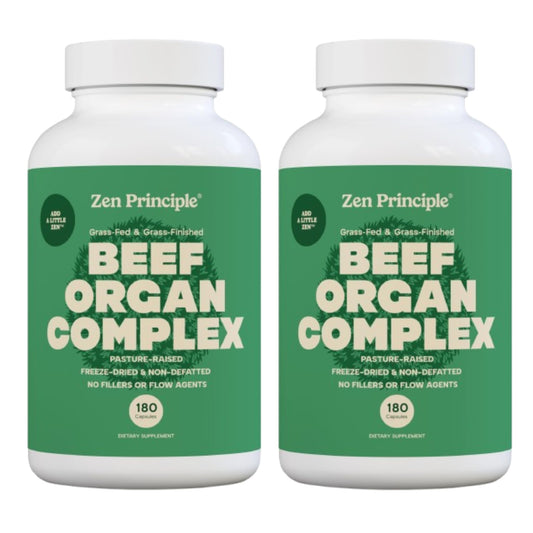 Zen Principle beef organ supplement hero image