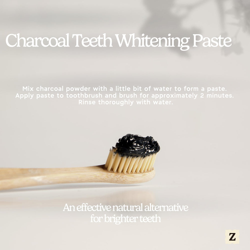 Charcoal powder supports digestion
