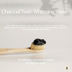 Charcoal powder supports digestion