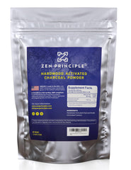 Zen Principle activated charcoal powder in 40 oz jar