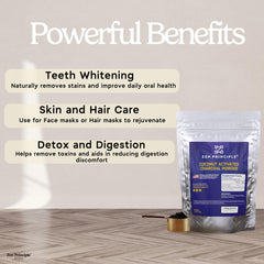 Charcoal powder for rejuvenating skincare