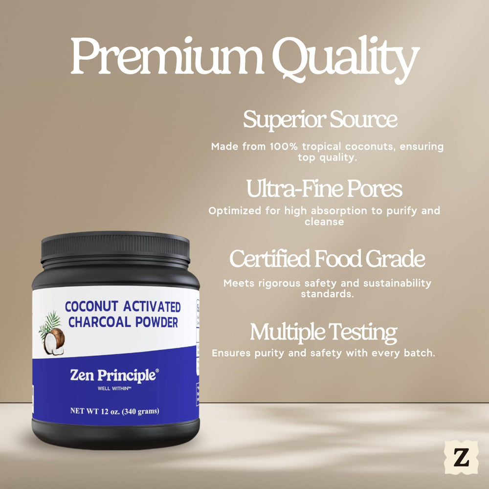Digestive support with Zen Principle activated charcoal