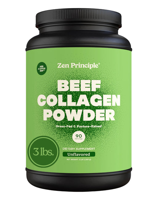 Zen Principle collagen powder 3 lb bottle front view