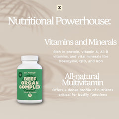 Zen Principle grass-fed organs pack from New Zealand pasture-raised cattle.