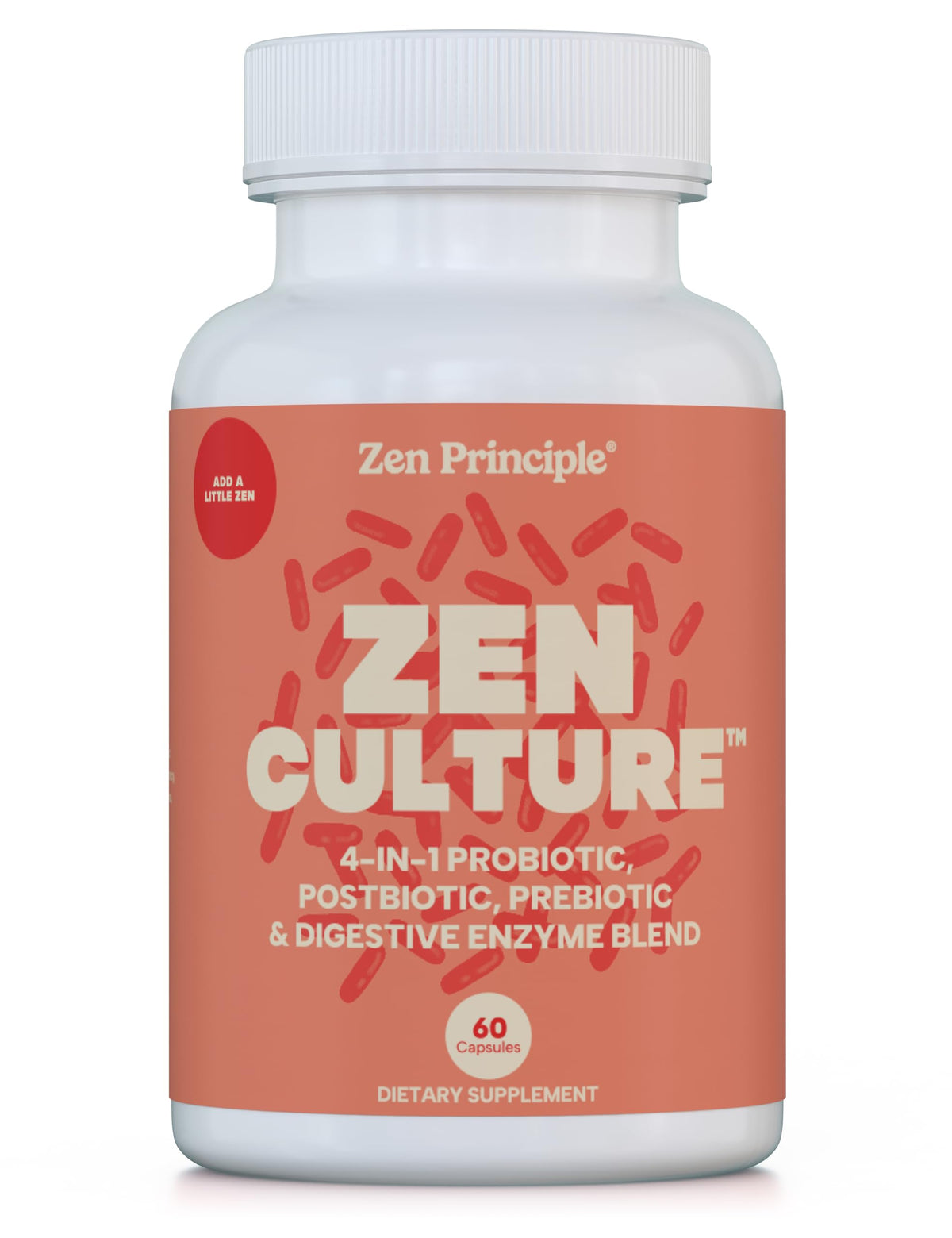Zen Principle Zenculture bottle front view with label