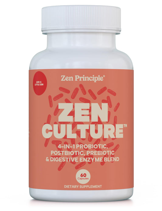 Zen Principle Zenculture bottle front view with label