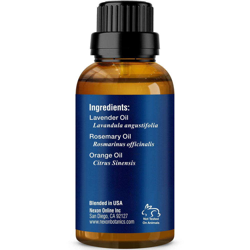 Relaxing aromatherapy setup with diffuser and Zen Sleep bottle