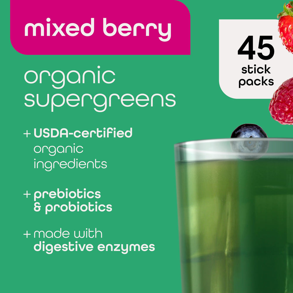 Organic mushroom blend in Zena Greens powder