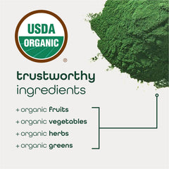 Organic mushroom blend in Zena Organic Super Greens (cordyceps, reishi, lion’s mane, chaga)