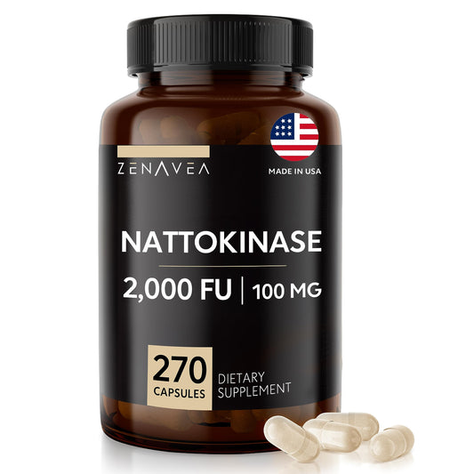 Zenavea Nattokinase bottle front view