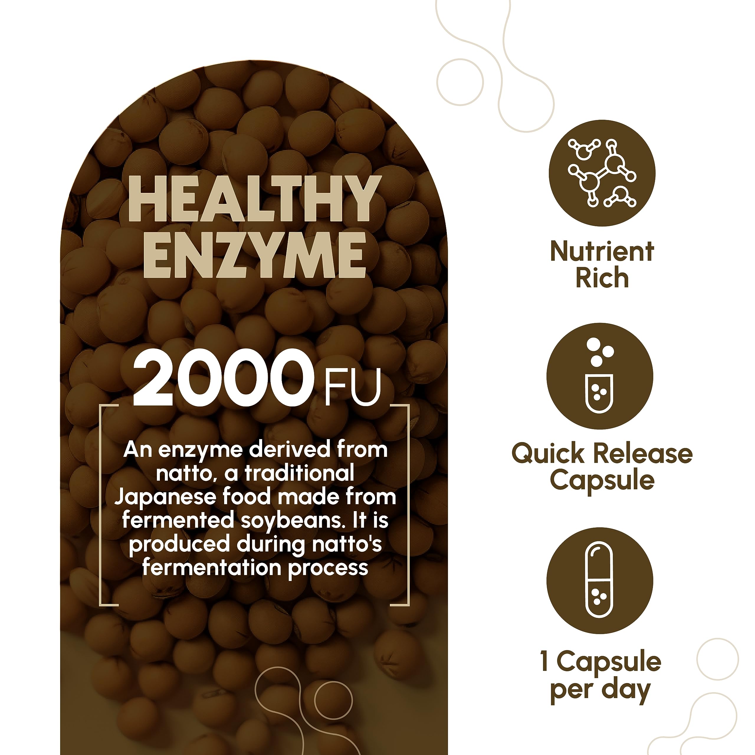 Nattokinase 2000 FU per capsule detail