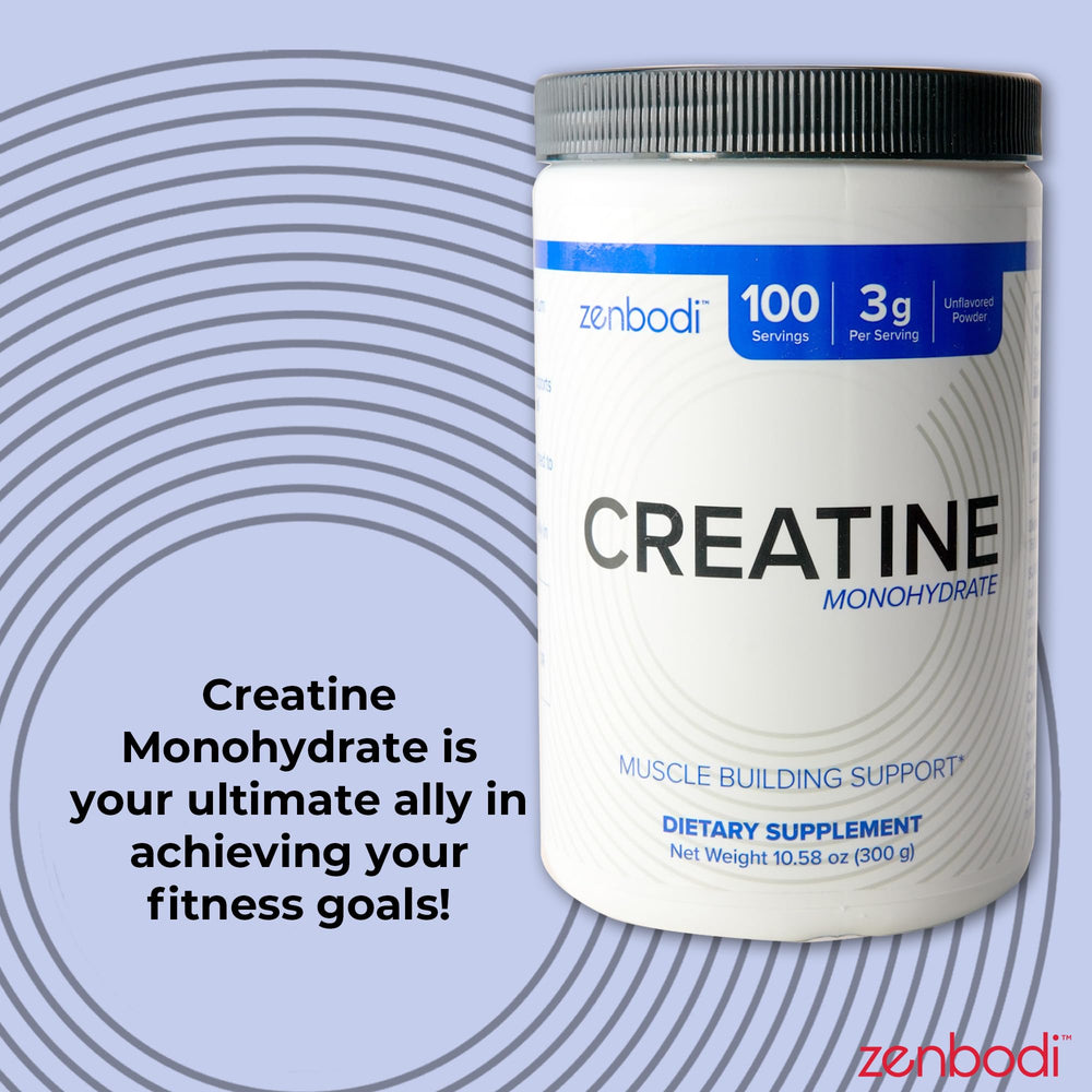Wellness and energy focus with Zenbodi creatine