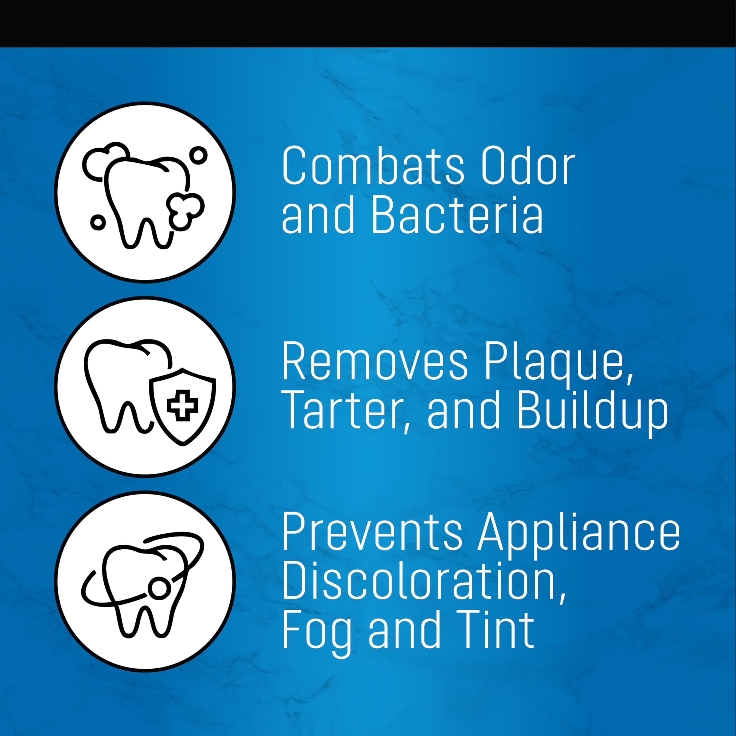 Denture and retainer soaking in cleansing solution