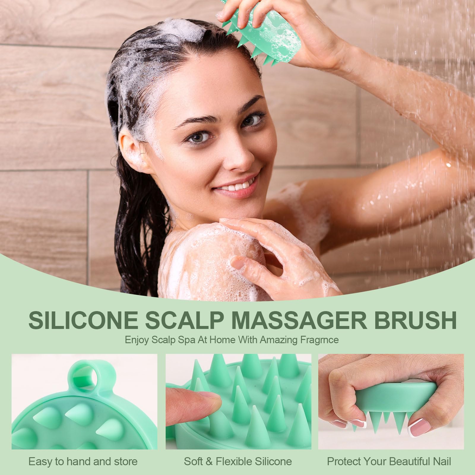 ZENGYQI dandruff-relief on itchy scalp for calmer, clearer scalp.