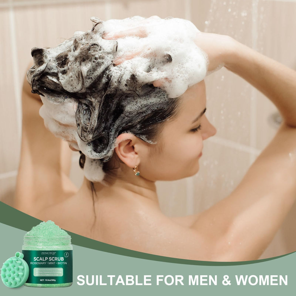 ZENGYQI natural-exfoliant sea-salt features in the formula for gentle cleansing.