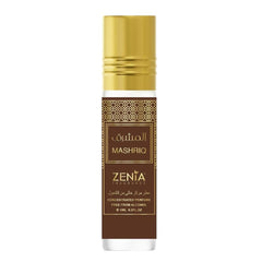 Compact 6ml travel-friendly roll-on packaging for Zenia Mashriq