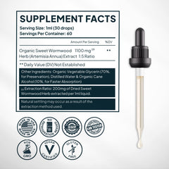 Dropper dispensing Zenmen wormwood tincture
