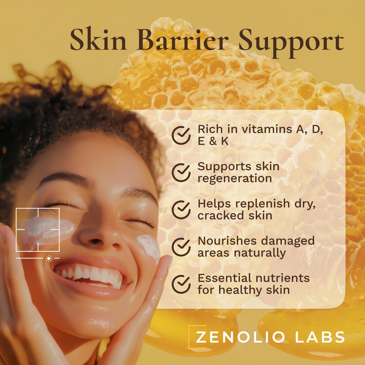 Zenolio Labs ingredients include beef tallow, honey, beeswax and vitamins.