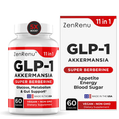 Zenrenu GLP-1 supplement bottle with label