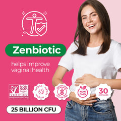 Zenbiotic Women probiotic capsules for vaginal health and pH balance