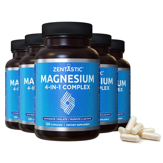 Zentastic Magnesium Complex bottle front label