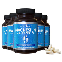 Zentastic Magnesium Complex bottle front label