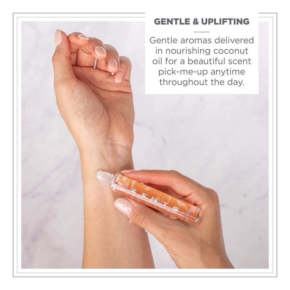 Zents Attar roll-on cap for travel-friendly convenience.