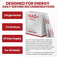 ZenUP NAD+ 1200mg sticks displayed with packaging
