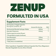 ZenUP bottle with glass and morning light