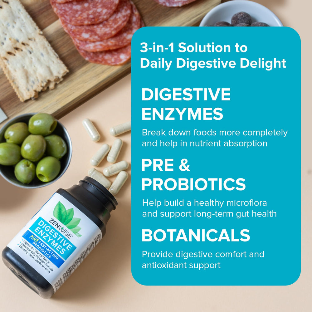 Enzymes bromelain and papain for digestion