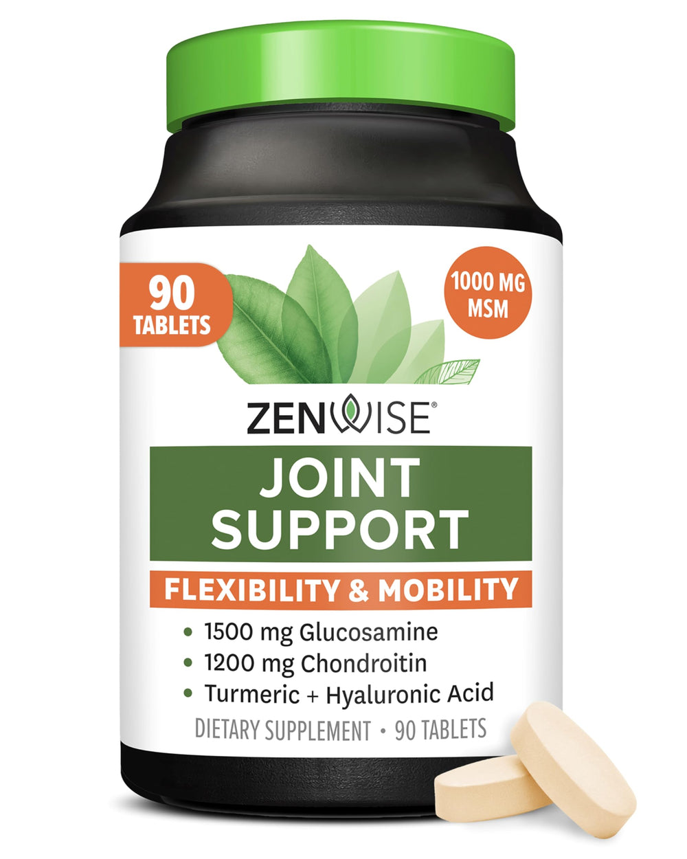 Zenwise Health Joint Support bottle front view with label