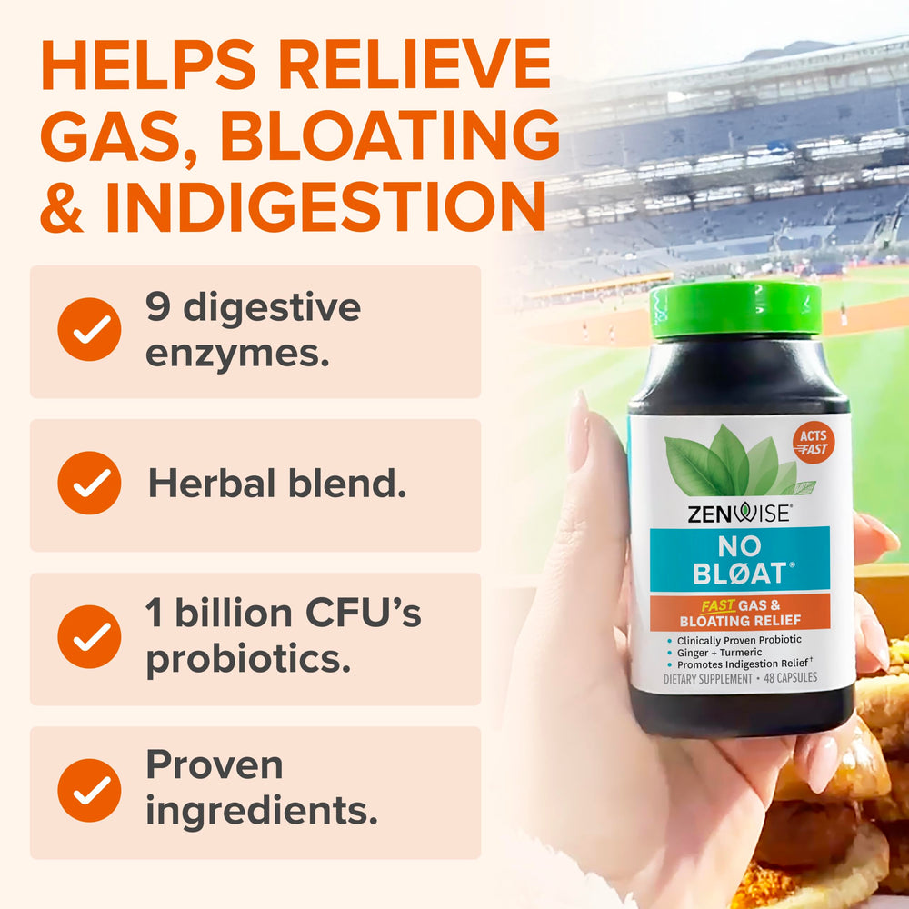 Close-up of probiotic and enzyme ingredients with turmeric and ginger