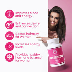 Women’s wellness scene with adaptogenic botanicals