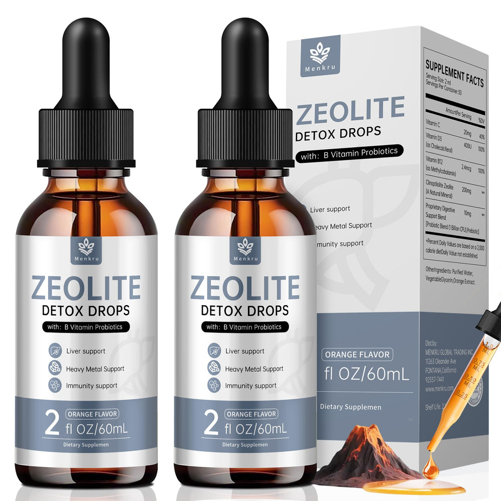 2 Pack Zeolite Drops front view