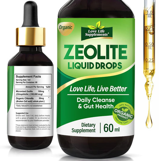 Hero image of Zeolite Detox Drops 60mL bottle
