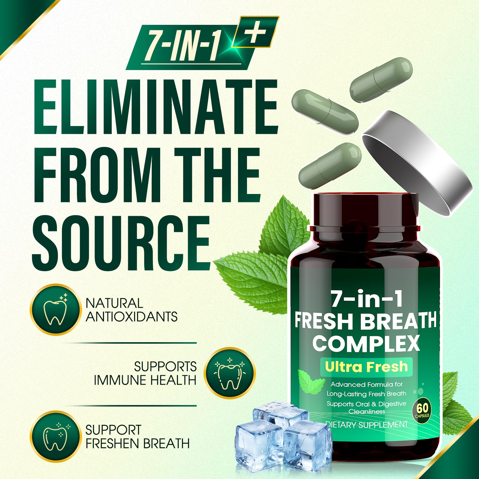 Probiotics included in Zero Breath capsules