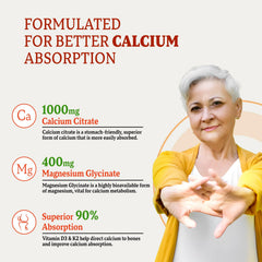 Zetelixia Calcium Gummies ingredients panel