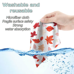 6-pack reusable microfiber cleaning cloths for gifting