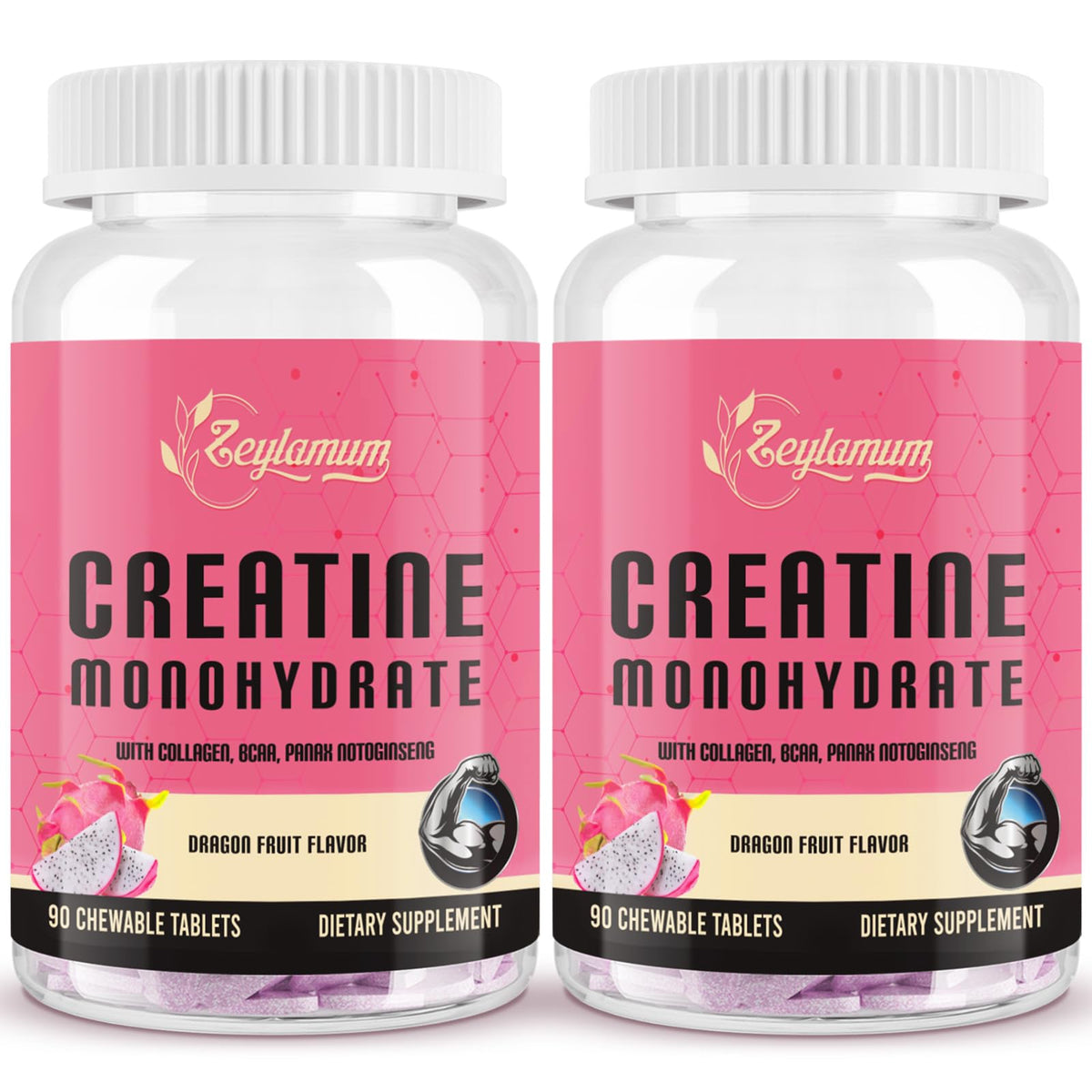 Zeylamum Creatine for Women box and bottle front view