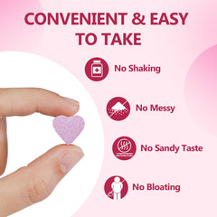 Dragon fruit flavored creatine chewables for women