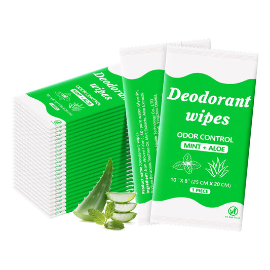 Zhjianup travel deodorant wipes in a compact pack for on-the-go freshness