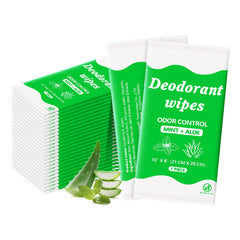 Zhjianup travel deodorant wipes in a compact pack for on-the-go freshness