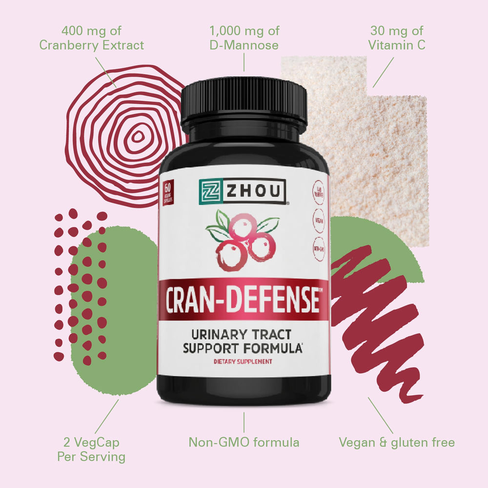 Cranberry XBAC extract and D-Mannose ingredients on label