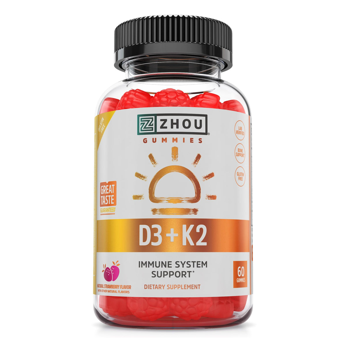 Zhou D3+K2 gummies hero image