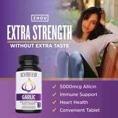 Packaging for Zhou Garlic with Allicin supplement